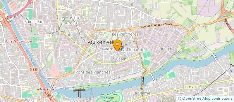 localisation de l'entreprise ECO PROPRETE SERVICES  VAULX-EN-VELIN