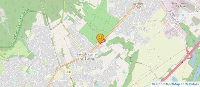 localisation de l'entreprise ECO PROTECT' à BERNIN