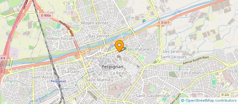 localisation de l'entreprise ECO PUB à PERPIGNAN