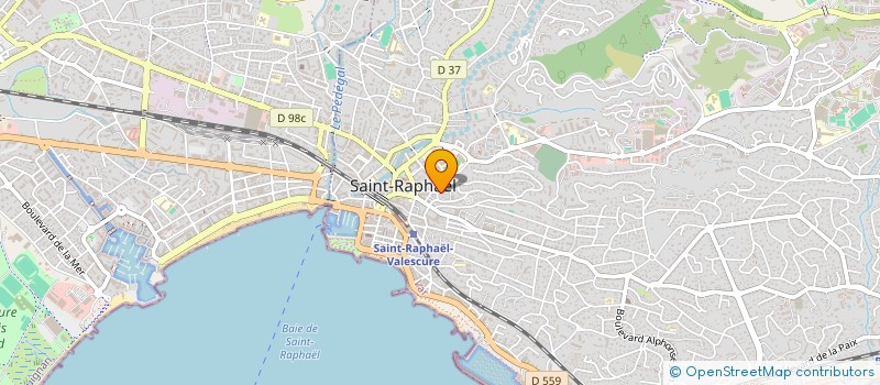 localisation de l'entreprise ECO-QUARTIER SOLIDAIRE  SAINT-RAPHAEL