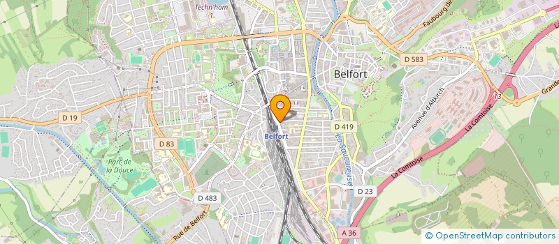 localisation de l'entreprise ECO RECHARGE BELFORT à BELFORT