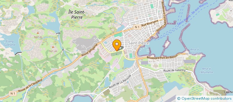 localisation de l'entreprise ECO-RECYCLE SPM à SAINT-PIERRE