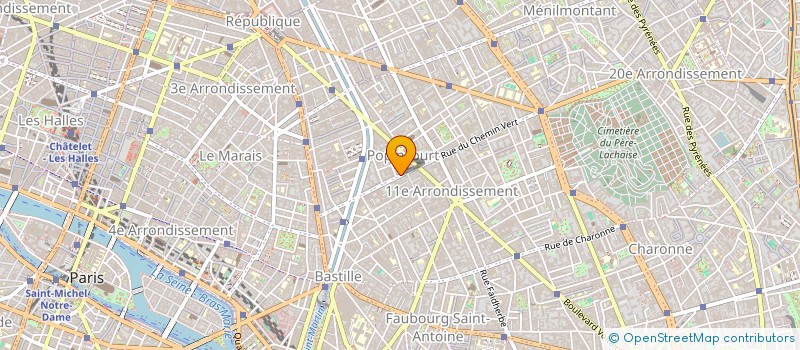 localisation de l'entreprise ECO REFERENCE  PARIS