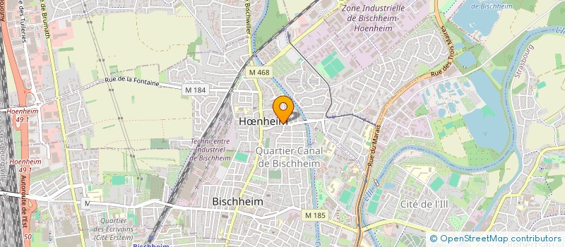 localisation de l'entreprise ECO REFLEX  HNHEIM