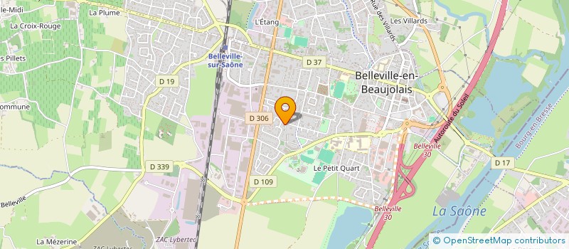 localisation de l'entreprise ECO REINSERTION BEAUJOLAIS  BELLEVILLE-EN-BEAUJOLAIS