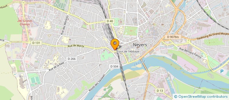 localisation de l'entreprise ECO'RENOV à NEVERS