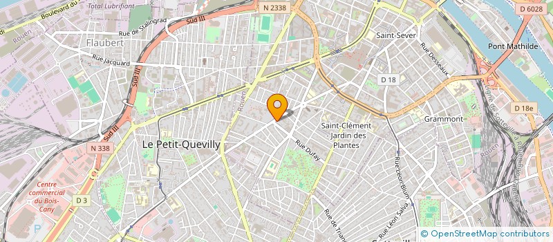 localisation de l'entreprise ECO RENOV à ROUEN