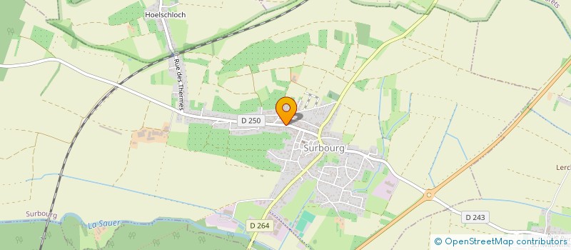 localisation de l'entreprise ECO RENOV'  SURBOURG