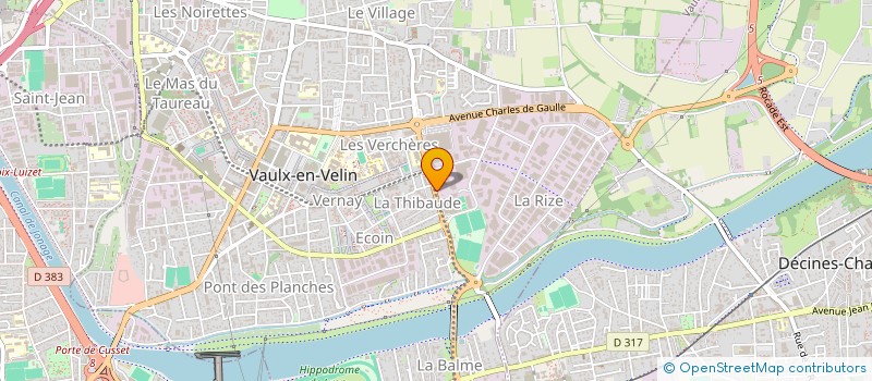 localisation de l'entreprise ECO RENOV  VAULX-EN-VELIN