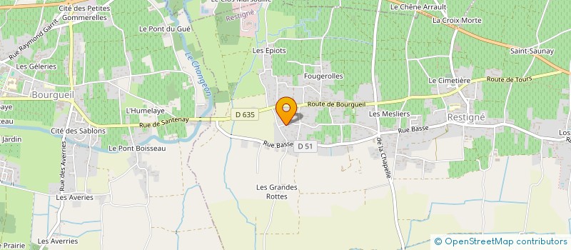 localisation de l'entreprise ECO RENOV  RESTIGNE