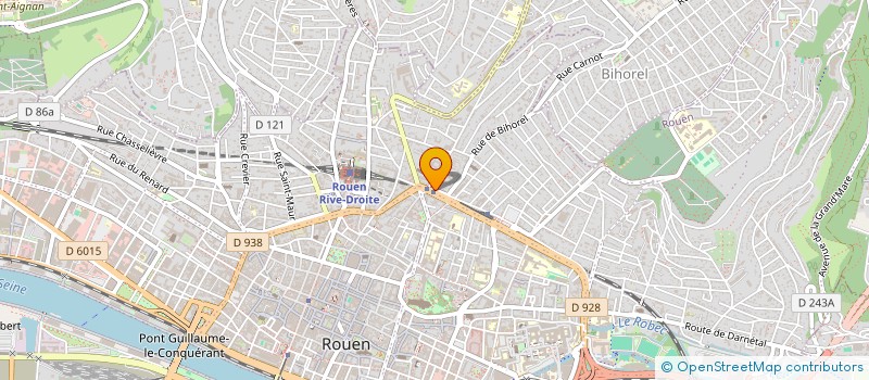 localisation de l'entreprise ECO RENOV à ROUEN