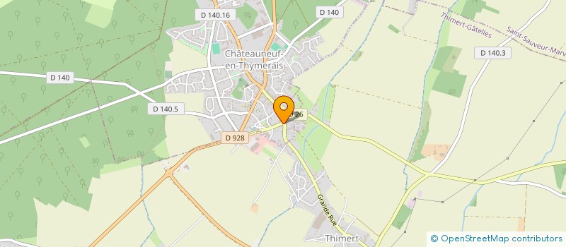 localisation de l'entreprise ECO RENOV à CHATEAUNEUF-EN-THYMERAIS