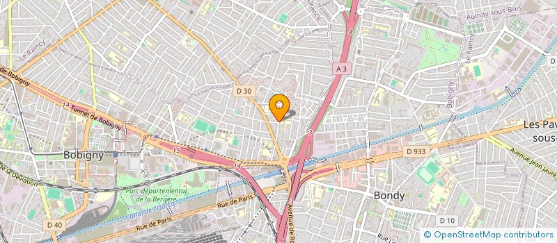 localisation de l'entreprise ECO RENOV à BOBIGNY