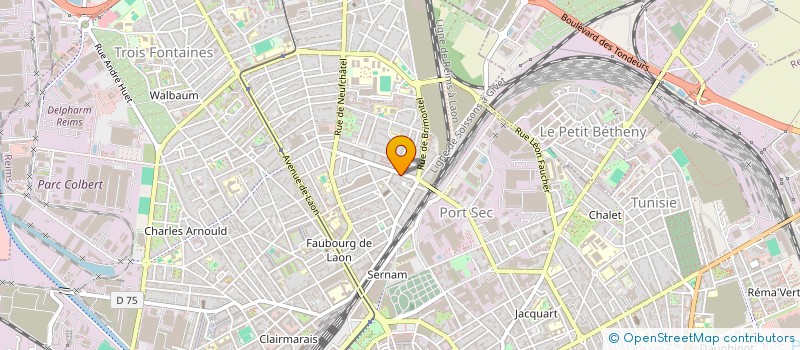 localisation de l'entreprise ECO RENOV  REIMS