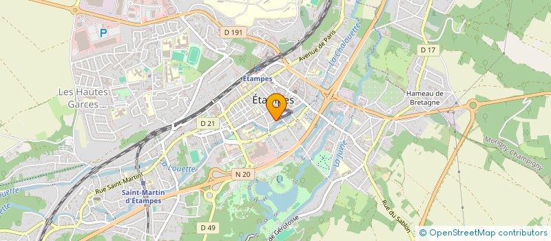 localisation de l'entreprise ECO RENOV' FRANCE  ETAMPES