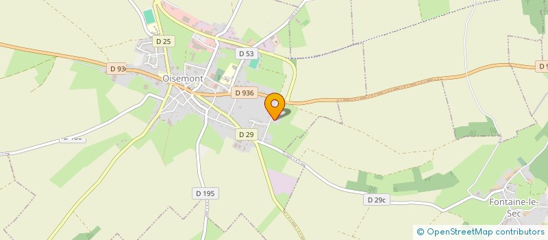 localisation de l'entreprise ECO RENOVATION  OISEMONT