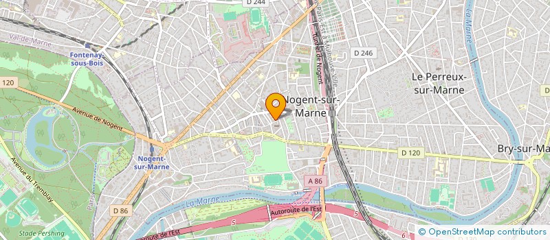 localisation de l'entreprise ECO RENOVATION à NOGENT-SUR-MARNE