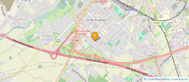 localisation de l'entreprise ECO RENOVATION MULTISERVICE  BETHUNE