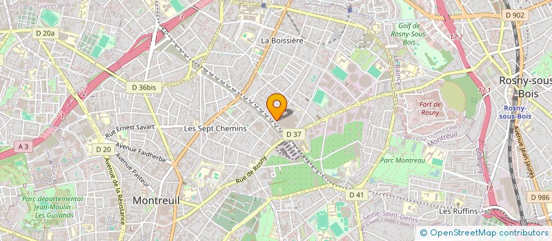 localisation de l'entreprise ECO RENOVATION PLUS à MONTREUIL