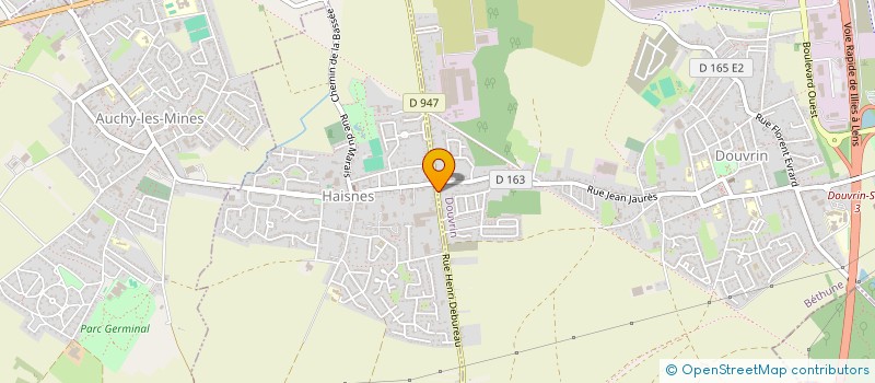 localisation de l'entreprise ECO RENOVE  DOUVRIN