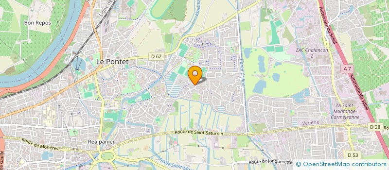 localisation de l'entreprise ECO RENOVE SOLUTIONS  LE PONTET