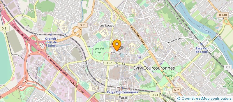 localisation de l'entreprise ECO RENOVERT  EVRY-COURCOURONNES