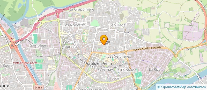 localisation de l'entreprise ECO-REPARE  VAULX-EN-VELIN