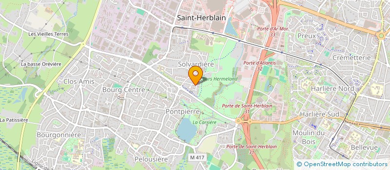 localisation de l'entreprise ECO RESEAU 44  SAINT-HERBLAIN