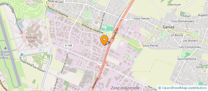 localisation de l'entreprise ECO RESSOURCES  CHASSIEU