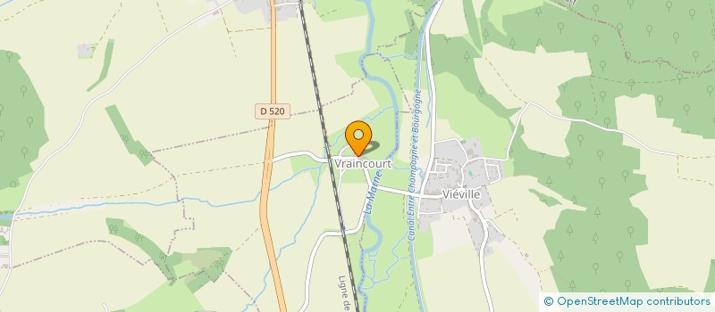 localisation de l'entreprise ECO ROULOTTE à VRAINCOURT