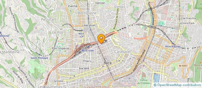 localisation de l'entreprise ECO SAC à NICE