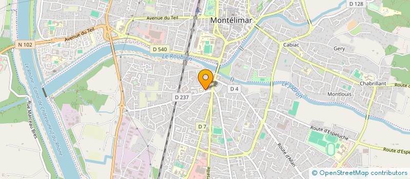 localisation de l'entreprise ECO SANIT à MONTELIMAR