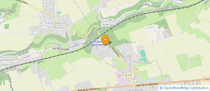 localisation de l'entreprise ECO SEINE HABITAT  SAINT-LAURENT-DE-BREVEDENT