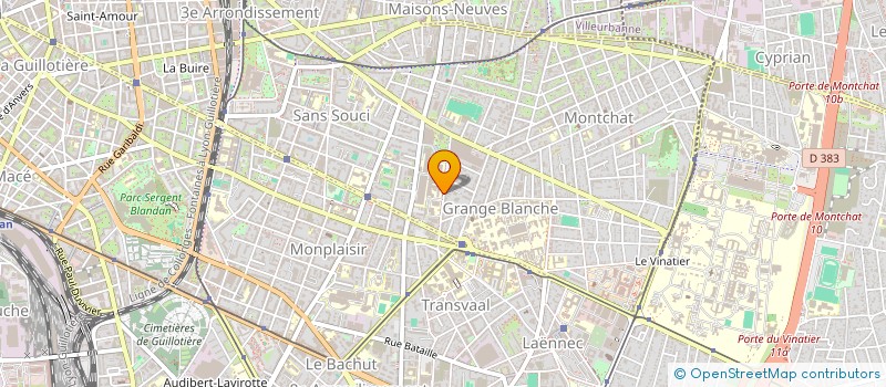 localisation de l'entreprise ECO SEPR  LYON