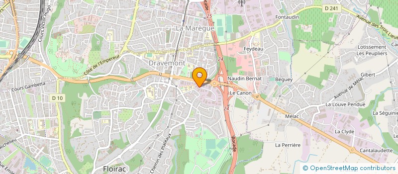 localisation de l'entreprise ECO SERVICE  FLOIRAC