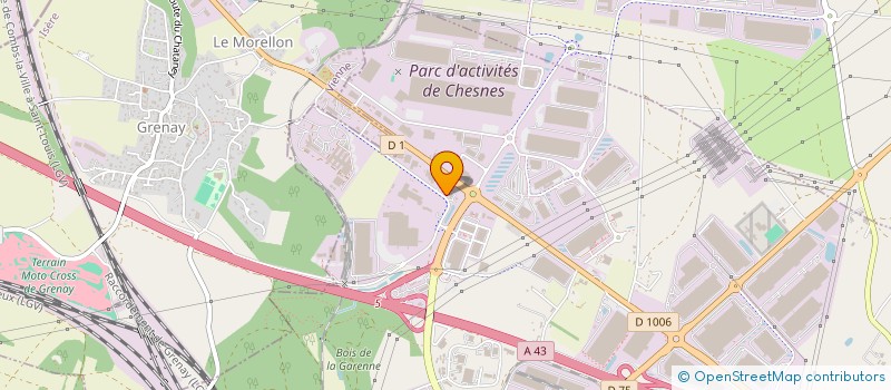 localisation de l'entreprise ECO SERVICE A DOMICILE - ECO SAD  SAINT-QUENTIN-FALLAVIER