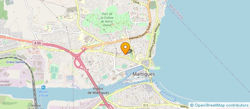 localisation de l'entreprise ECO-SERVICES DES EAUX à MARTIGUES