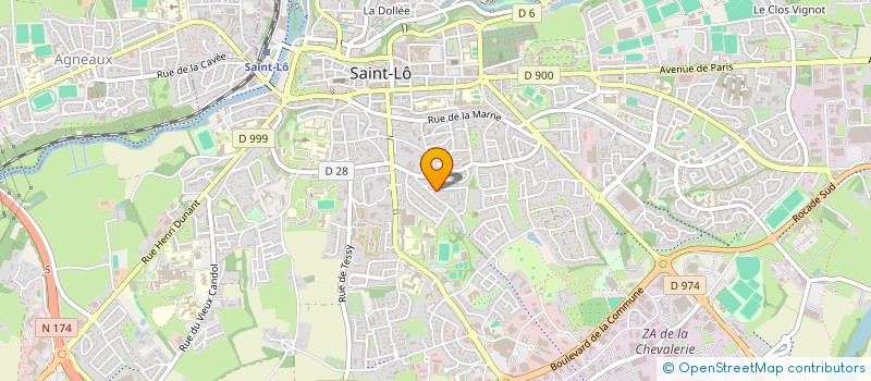 localisation de l'entreprise ECO SERVICES ENERGIES  SAINT-LO