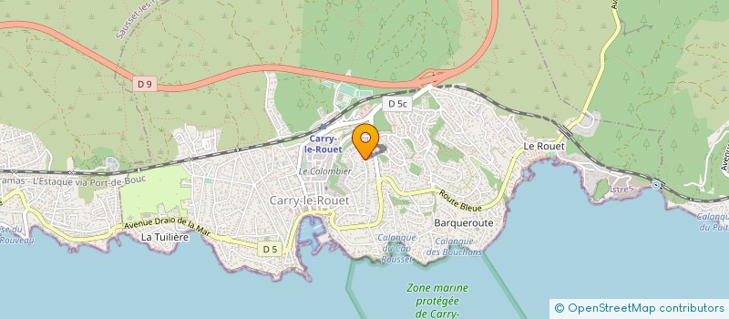 localisation de l'entreprise ECO SERVICES MEDITERRANEE à CARRY-LE-ROUET