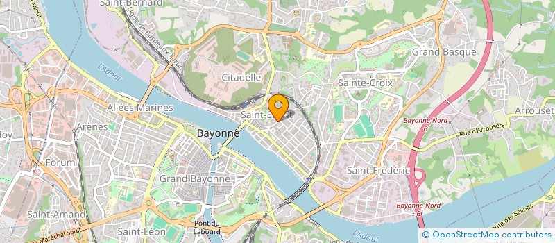 localisation de l'entreprise ECO-SHOP à BAYONNE
