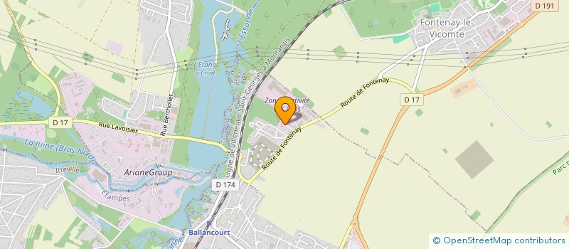 localisation de l'entreprise ECO SIGNALISATION à BALLANCOURT-SUR-ESSONNE