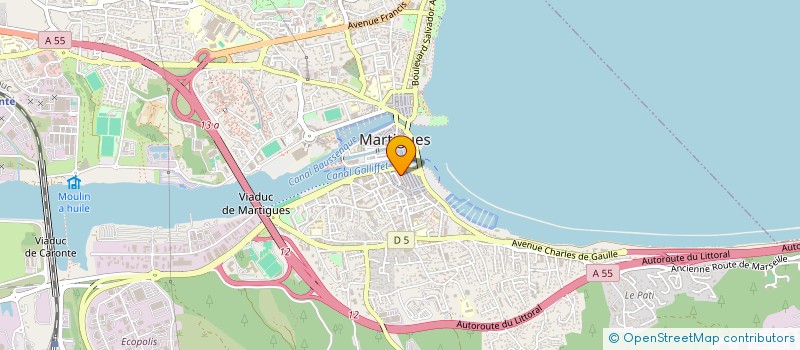 localisation de l'entreprise ECO SMOKE à MARTIGUES