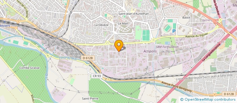 localisation de l'entreprise ECO SOLAR à BEZIERS