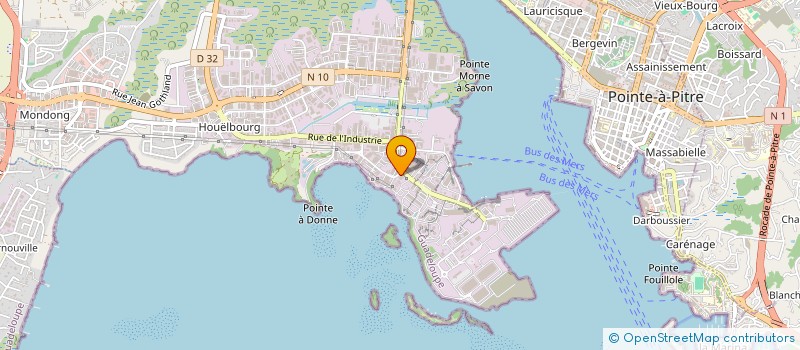 localisation de l'entreprise ECO SOLEY à BAIE-MAHAULT