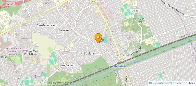 localisation de l'entreprise ECO SOLTIRIS à VILLEPINTE