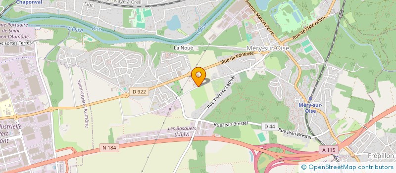 localisation de l'entreprise ECO SOUFFLE à MERY-SUR-OISE