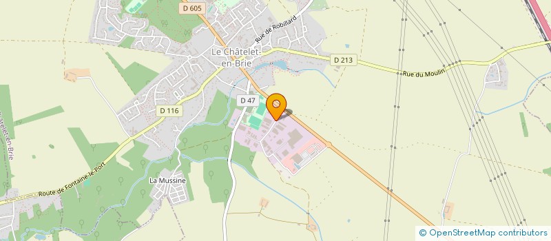 localisation de l'entreprise ECO STANDARD  LE CHATELET-EN-BRIE