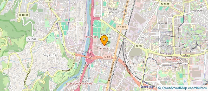 localisation de l'entreprise ECO SUD à GRENOBLE