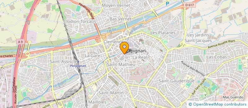 localisation de l'entreprise ECO SUD PRINTING  PERPIGNAN