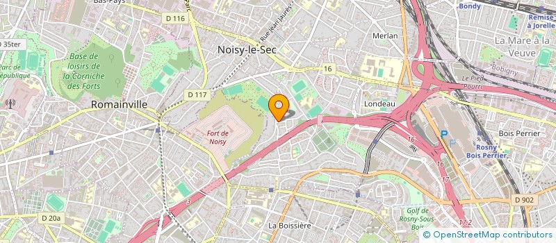 localisation de l'entreprise ECO-SYNTHESE à NOISY-LE-SEC
